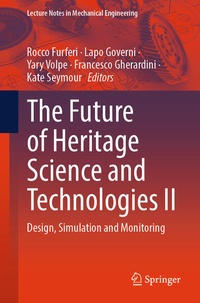 Enlarge image Cover: The Future of Heritage Science and Technologies II - Springer