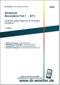 Cover: MindBook - Strafrecht Besonderer Teil 1 - BT I - Dr. Woeller Fachverlag
