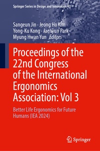 Abbildung von: Proceedings of the 22nd Congress of the International Ergonomics Association, Volume 3 - Springer