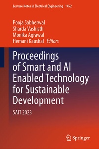 Enlarge image Cover: Proceedings of Smart and AI Enabled Technology for Sustainable Development - Springer