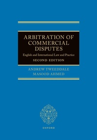 Abbildung von: Arbitration of Commercial Disputes, 2nd edition - Oxford University Press