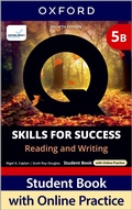 Cover: Q: Skills for Success Fourth Edition Level 5 Reading and Writing Student Book B with Online Practice - Oxford University Press
