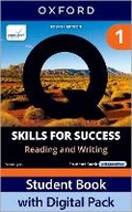 Cover: Q: Skills for Success Fourth Edition Level 1 Reading and Writing Student Book with Digital Pack - Oxford University Press