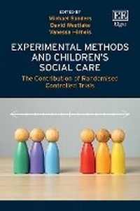 Enlarge image Cover: Experimental Methods and Children's Social Care - Edward Elgar Publishing