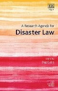 Cover: A Research Agenda for Disaster Law - Edward Elgar Publishing