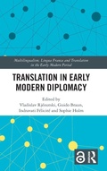 Cover: Translation in Early Modern Diplomacy - Routledge