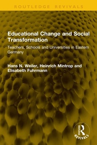 Enlarge image Cover: Educational Change and Social Transformation - Routledge