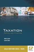Cover: Taxation: Policy and Practice (2025/26) 32nd edition - Fiscal Publications