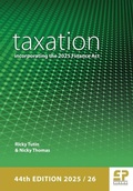 Cover: Taxation - incorporating the 2025 Finance Act - Fiscal Publications