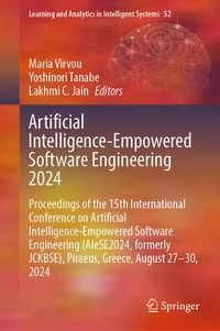 Enlarge image Cover: Artificial Intelligence-Empowered Software Engineering 2024 - Springer