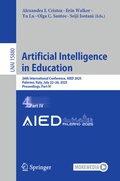 Cover: Artificial Intelligence in Education - Springer