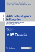 Cover: Artificial Intelligence in Education - Springer