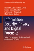 Cover: Information Security, Privacy and Digital Forensics - Springer Nature Switzerland AG
