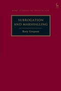 Cover: Subrogation and Marshalling - Hart Publishing