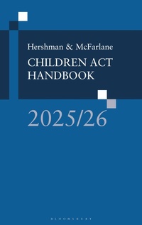 Abbildung von: Hershman & McFarlane: Children Act Handbook 2025/26 - Bloomsbury Professional