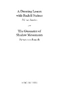 Cover: A Drawing Lesson with Rudolf Steiner - The Geometry of Shadow Movements - Mercury Press (Canada)