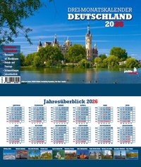 Abbildung von: Drei-Monatskalender Deutschland 2026 - Phillis Verlag