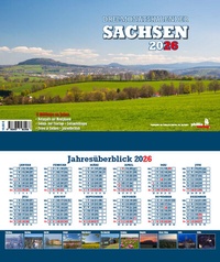 Abbildung von: Drei-Monatskalender Sachsen 2026 - Phillis Verlag