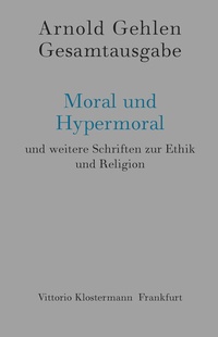 Abbildung von: Moral und Hypermoral - Vittorio Klostermann Verlag