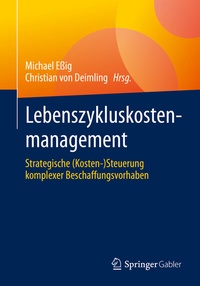 Abbildung von: Lebenszykluskostenmanagement - Springer Gabler