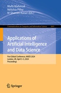 Cover: Applications of Artificial Intelligence and Data Science - Springer