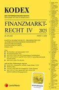 Cover: KODEX Finanzmarktrecht Band IV 2025 - LexisNexis Verlag ARD ORAC GmbH