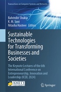 Cover: Sustainable Technologies for Transforming Businesses and Societies - Springer Nature Switzerland AG