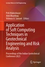 Cover: Application of Soft Computing Techniques in Geotechnical Engineering and Risk Analysis - Springer Nature Switzerland AG