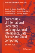 Cover: Proceedings of International Conference on Computational Intelligence, Data Science and Cloud Computing - Springer