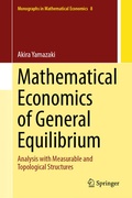 Bild: Mathematical Economics of General Equilibrium - Springer