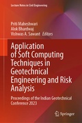 Cover: Application of Soft Computing Techniques in Geotechnical Engineering and Risk Analysis - Springer