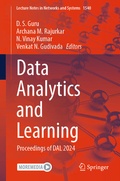 Cover: Data Analytics and Learning - Springer
