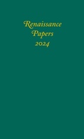 Cover: Renaissance Papers 2024 - Camden House Inc