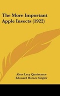 Cover: The More Important Apple Insects (1922) - Kessinger Publishing