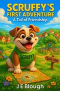 Cover: Scruffy's First Adventure: A Tail of Friendship (Scruffy the Bulldog, #1) - J E Blough