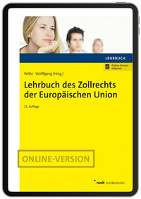 Abbildung von: Lehrbuch des Zollrechts der Europäischen Union - NWB