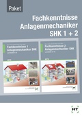 Cover: Paketangebot Fachkenntnisse Anlagenmechaniker SHK 1 + 2 - Verlag Handwerk und Technik