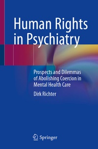 Enlarge image Cover: Human Rights in Psychiatry - Springer
