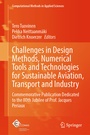 Cover: Challenges in Design Methods, Numerical Tools and Technologies for Sustainable Aviation, Transport and Industry - Springer