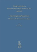 Cover: Gnomologium Byzantinum - Reichert Verlag