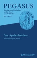 Cover: PEGASUS. Beitr&auml;ge zum Nachleben antiker Kunst und Architektur / N. F. 1.2025 - arthistoricum.net