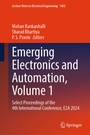 Cover: Emerging Electronics and Automation, Volume 1 - Springer