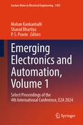 Cover: Emerging Electronics and Automation, Volume 1 - Springer