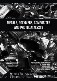 Abbildung von: Metals, Polymers, Composites and Photocatalysts - Trans Tech Publications Ltd