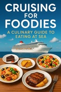 Cover: Cruising For Foodies: A Culinary Guide to Eating at Sea (Cruise Hacks & Tricks, #8) - Steve Turner