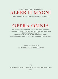 Abbildung von: Alberti Magni Opera Omnia - Aschendorff