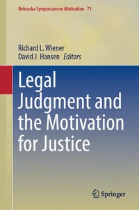 Enlarge image Cover: Legal Judgment and the Motivation for Justice - Springer