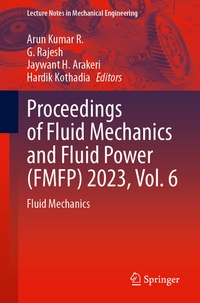 Abbildung von: Proceedings of Fluid Mechanics and Fluid Power (FMFP) 2023, Vol. 6 - Springer