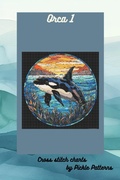 Cover: Orca 1 (Stained Glass Animals, #5) - Pickle Patterns