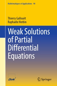 Enlarge image Cover: Weak Solutions of Partial Differential Equations - Springer